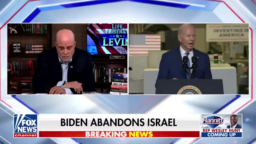 Mark Levin EXPLODES on Biden's betrayal of Israel Gutfeld Fox News