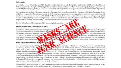 Case Closed on Masks - Final Proof is in - and its Over!