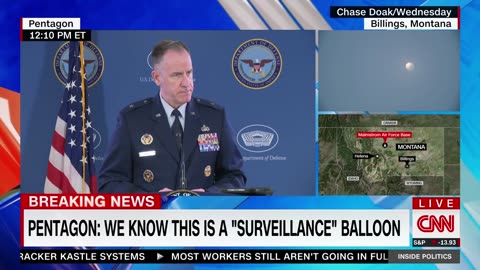 Pentagon rejects China's claim that suspected spy balloon is a weather device