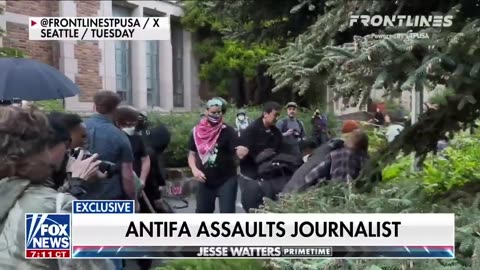 Armed professional agitators that infiltrated a US campus are the Same BLM Rioters from 4yrs ago