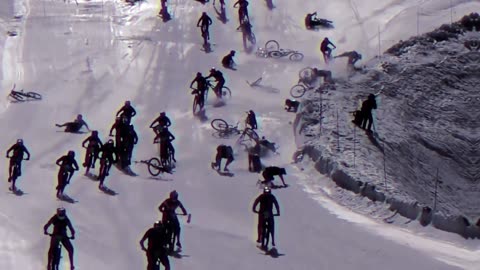 The Most INSANE Bike Race. *ICE DOWN HILL*