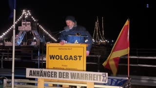 Wolgast - Stefan Eröffnung und Redebeitrag 31-01-2023