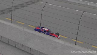 Don Lyons Practicing at Irwindale Speedway outter Iracing