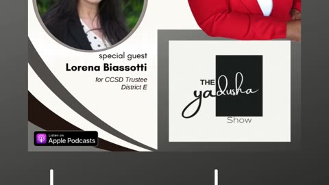 Special Guest: Lorena Biassotti, Candidate for CCSD Trustee (District E)