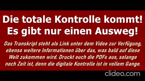 Die totale Kontrolle kommt! Und es gibt nur einen Ausweg.