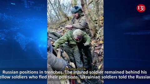 "We aren’t savages like you" - wounded and abandoned Russian soldier runs into Ukrainian troops