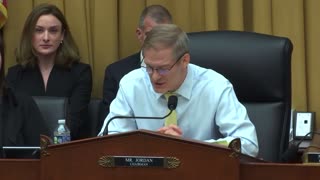 Jim Jordan’s opening statement about the weaponization of US government.
