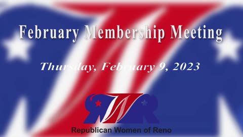 Republican Women of Reno General Meeting February 9 2023