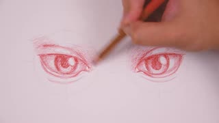 How to draw eyes