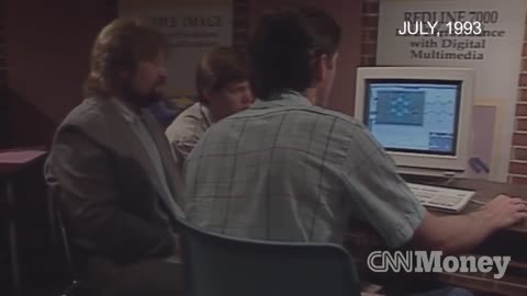 1993: CNN's first reports on the Internet