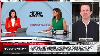 Second day of jury deliberations in Trump _hush money_ trial CBS News