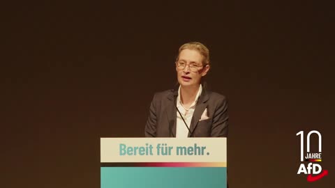 Dr. Alice Weidel beim 10. Geburtstag der AfD in Königstein im Taunus am 06.02.2023