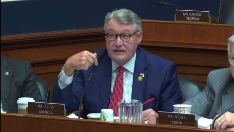 Rep. Rick Allen speaks during Energy & Commerce hearing on energy costs, supply chain