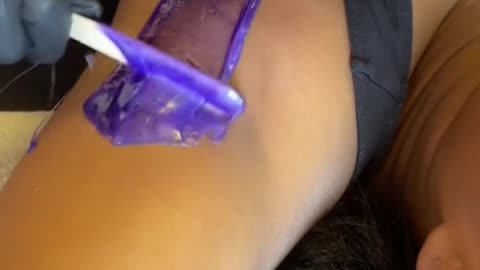 Expert Underarm Waxing with Hypnotic Purple Seduction Hard Wax | Tyshe