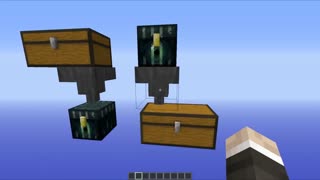 Vanilla Minecraft 'Ender Hoppers'