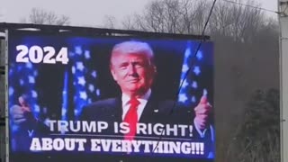 Billboard explains to the Democrats what a man is and what a woman is. LOL. WATCH