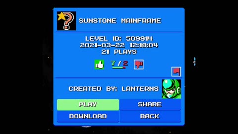 Mega Man Maker Level Highlight: "Sunstone Mainframe" by Lanterns