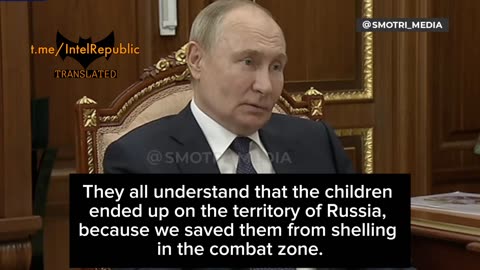 ►🇷🇺🇺🇦🚨❗️⚡️⚡️ UPDATE: on Rescued War-Zone Children (Bogus ICC-Putin 'Arrest Warrant')