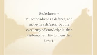 Ecclesiastes 7