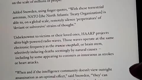 Snowden reveals HAARP’s Global Assassination Agenda