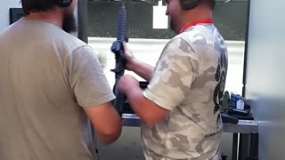 Shooting the full auto mk47 with iv8888