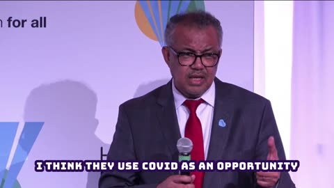 dr. Tedros: I think it's time to be more aggressive in pushing back on anti-vaxxers.