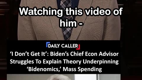 Biden Chief Economic Advisor Struggles To Explain Bidenomics, Mass Spending
