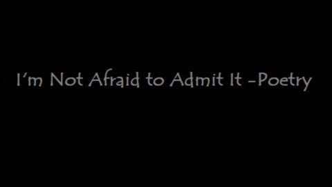 Admitting what you need is all you have to do...