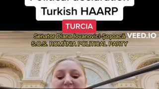 Rumänische Senatorin spricht über Erdbeben in der Türkei.