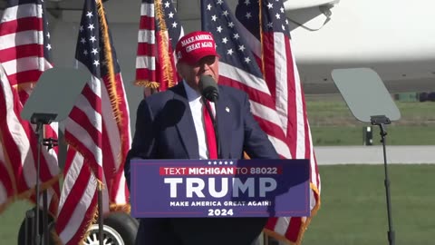 FULL SPEECH: President Trump Delivers Remarks at Rally in Freeland, MI - 5/1/2024