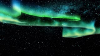 Northern Lights and Shooting Stars 4K Relaxing Background