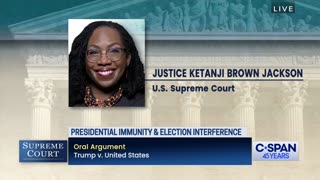 U.S. Supreme Court Oral Argument on President Trump's Immunity Claim