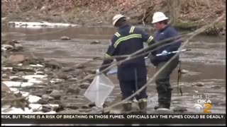 Local news in Ohio is telling residents that “the water is safe” when in fact its toxic