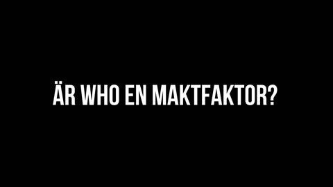 Är WHO en maktfaktor?