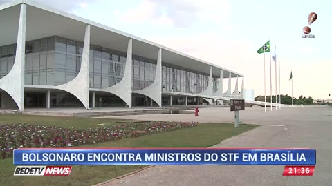 Bolsonaro se reúne com Alexandre de Moraes e pede mais diálogo com o Supremo