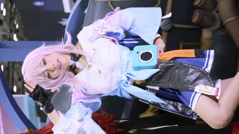 지스타2022 붕괴 스타레일 Mar.7th 팀CSL 슈마 코스프레 4K 직캠 Gstar Honkai_ Star Rail model Shuma cosplay fancam