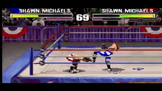 SHAW MICHAELS VS SHAW MICHAELS 2K23 OLD PLAYERS IN THE RING
