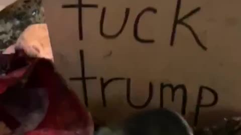 Oct 10 2019 Minnesota Trump rally 1.1 40 plus trump supporters hats stolen and burned in street
