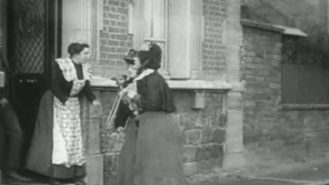 Lost A Pretty Little Dog, Cent Francs à Qui Rapportera (1908 Original Black & White Film)