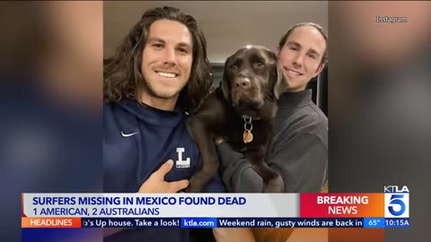 Bodies of three missing surfers found, Baja California authorities say