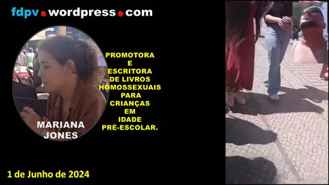 MARIANA JONES - ESCRITORA E PROMOTORA DE HOMOSSEXUALIDADE PARA CRIANÇAS EM IDADE PRÉ-ESCOLAR