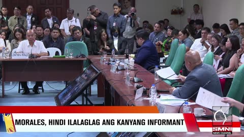 Morales, hindi ilalaglag ang kanyang informant