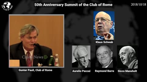 WEF created by Marxist founders of the Club of Rome (Depopulation Agenda Promoters)