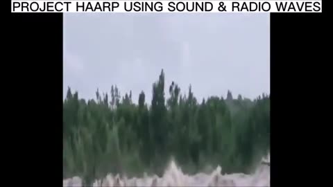 Sound And Radio Waves Experience On Water Conducted By HAARP~Sound Waves Make Water Vibrate~HAARP Experiment In lake Alaska~That Was 20 Yrs Ago Imagine What They Can Do Now!