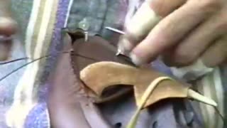 How a genuine Hand sewn shoe is made