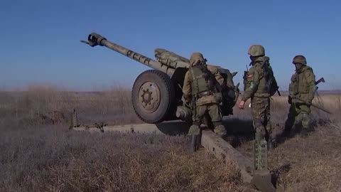 WAR IN UKRAINE: Russia Says It Has Fired On Ukrainian Military Positions Using D-30 Howitzers