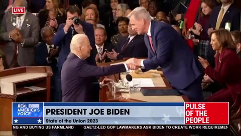 President Joe Biden congratulates the Speaker of the House Speaker McCarthy.