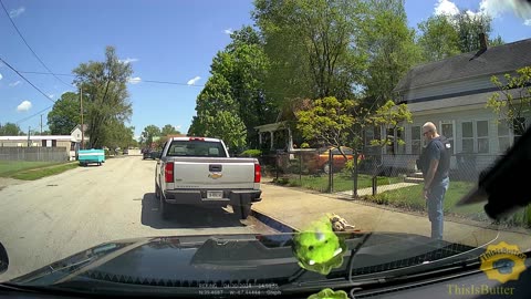 Dashcam footage shows West Terre Haute police officer fatally shooting a dog