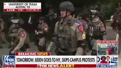 USA: Texas State police respond to Pro-Palestine demonstrations at the University!