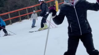 Dad Accidentally Films Wrong Person Skiing